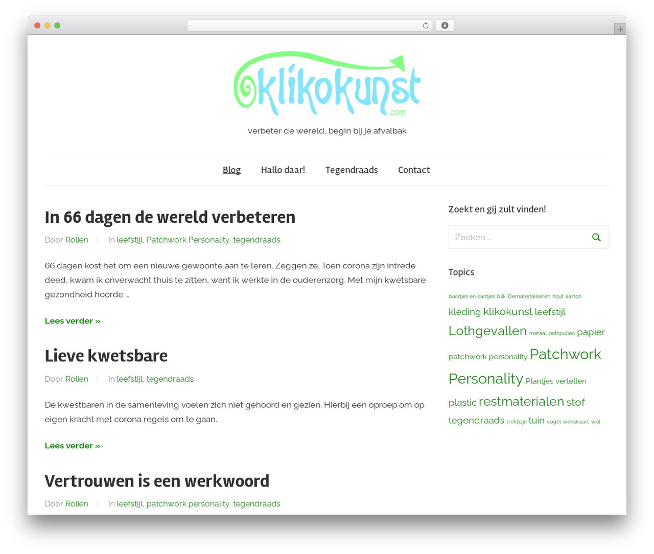 Chronus WordPress theme - klikokunst.com Chronus WordPress theme - klikokunst.com