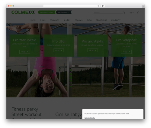 Colmex theme WordPress - colmex.cz