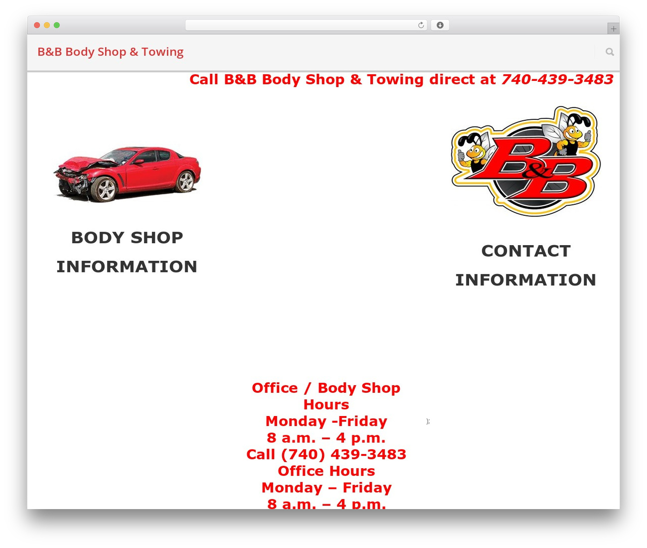 Deerassic theme WordPress - bodyshopandtowing.com