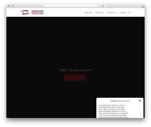 Divi theme WordPress - zensuregroup.com