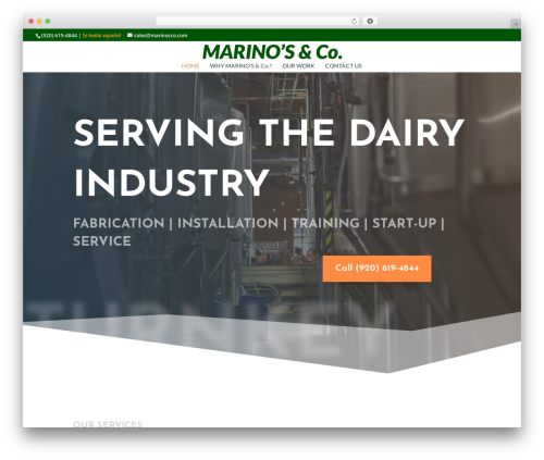 Divi WordPress theme - marinosco.com