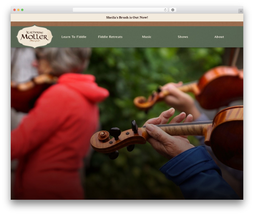 Flexy WordPress theme design - katherinemoller.ca