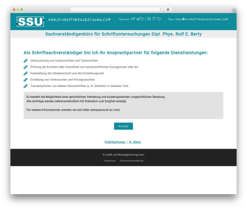 GeneratePress free WordPress theme - schriftvergleichung.com