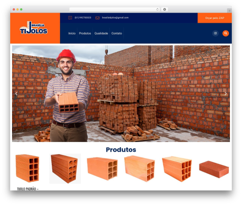 Konstro theme WordPress - brasiliatijolos.com