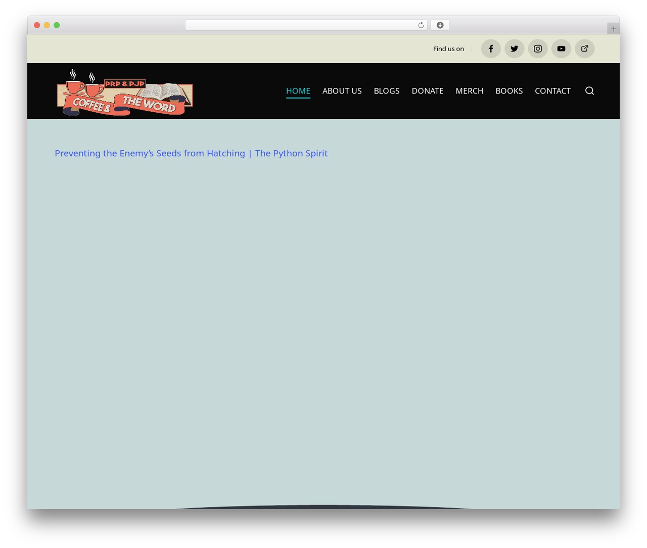 Sinatra WordPress theme - coffeeandtheword.org Sinatra WordPress theme - coffeeandtheword.org