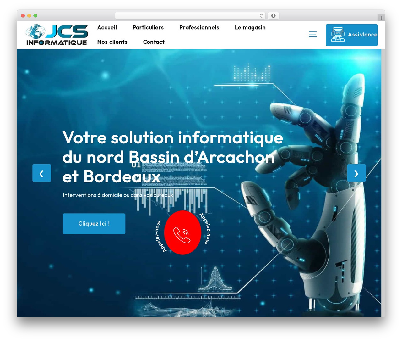 Technit - Technology WordPress Theme WordPress website theme - jcs-informatique.com
