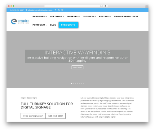 Theme WordPress Divi - empiredigitalsigns.com