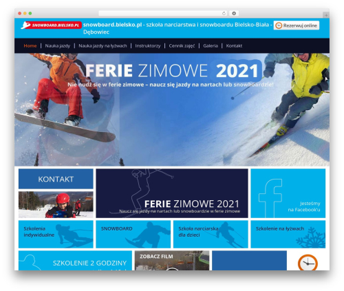 Theme WordPress Pure - snowboard.bielsko.pl