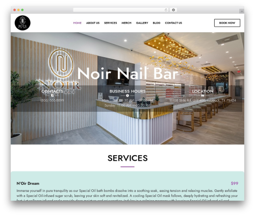 Mac menu WordPress plugin - noirnailbarlubbock.com