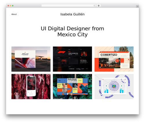 WordPress theme Skylab - isabelaguillen.com