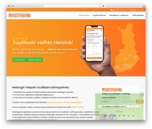 WordPress theme Startti - tuulilasinvaihtohelsinki.fi
