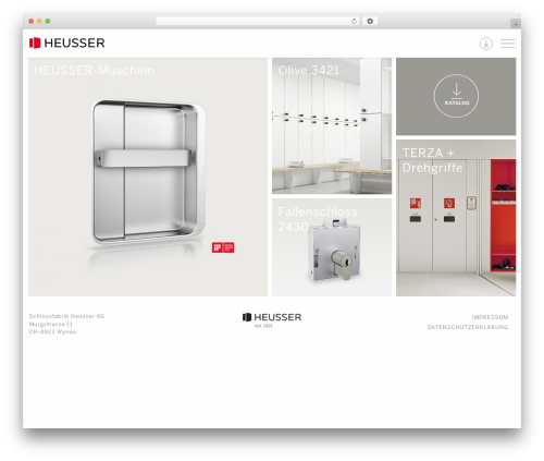 WordPress website theme Site - heusserschloss.ch