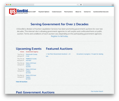 Slidedeck2 personal WordPress plugin - usgovbid.com