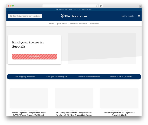 Hurrytimer pro WordPress plugin - electricspares.co.uk