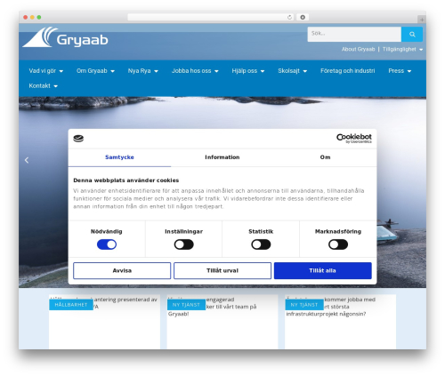 WP theme The Sceleton theme - gryaab.se