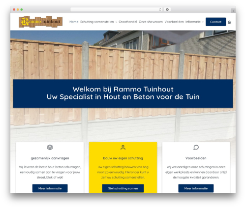 Creātus WordPress theme - rammotuinhout.nl
