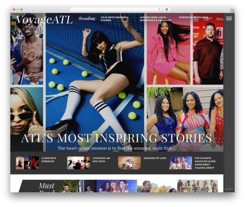 DeVoe WordPress news theme - voyageatl.com