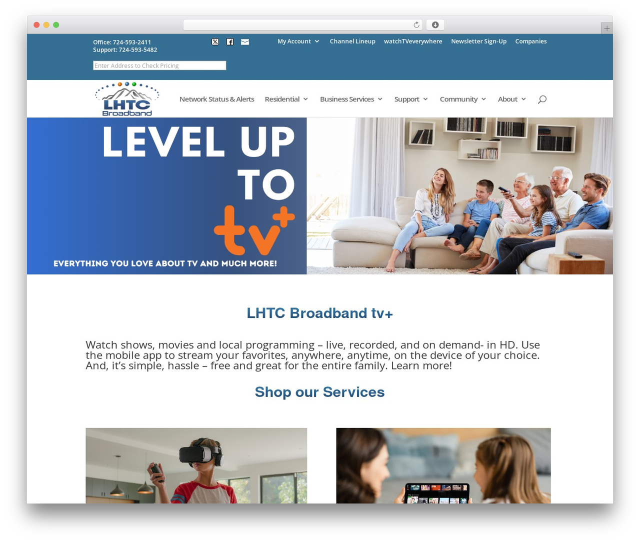 Divi WordPress theme - lhtcbroadband.com