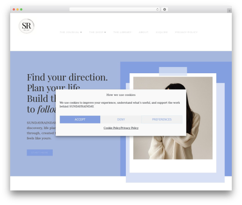 Elliot WordPress theme - www.sundayrainday.com