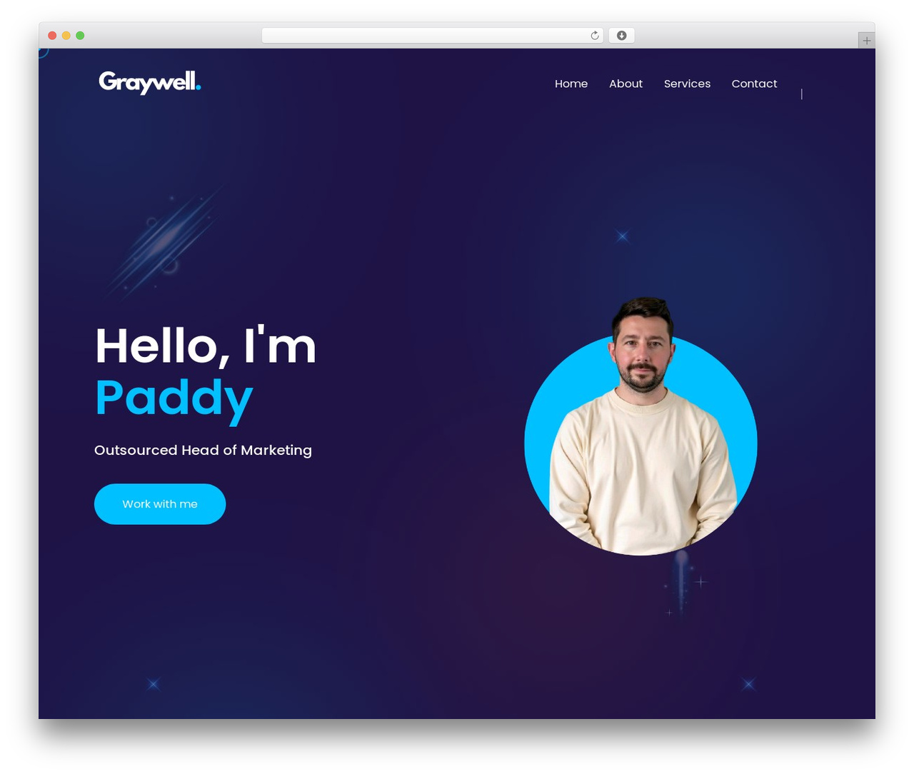 Foliox WordPress theme - graywell.co.uk