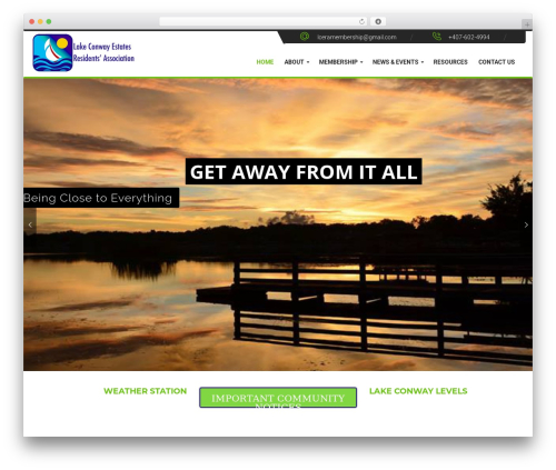 Greenture WordPress theme - lakeconwayestates.com