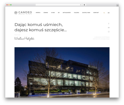 MDA WordPress theme - candeo.pl