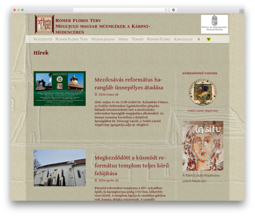 RomerFloris WordPress theme - romerfloristerv.com