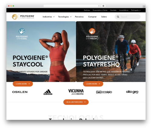 Theme WordPress Polygiene - polygiene.com.br