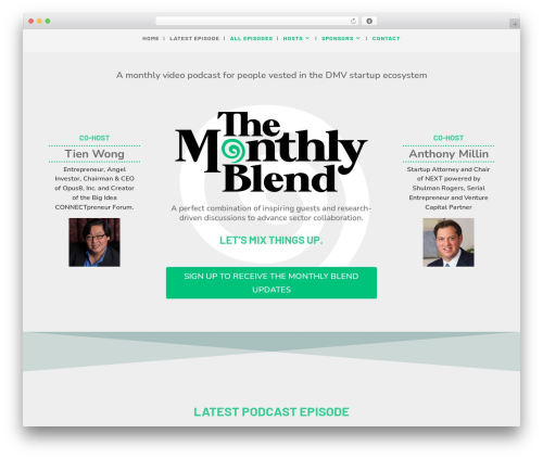 Subscribe and follow WordPress plugin - themonthlyblend.com