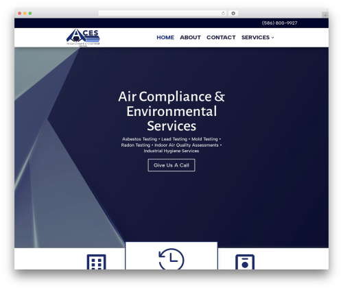 WordPress theme Divi - aces-enviro.com