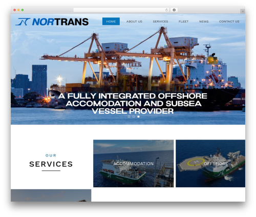 WordPress theme MainTheme - nortrans.com
