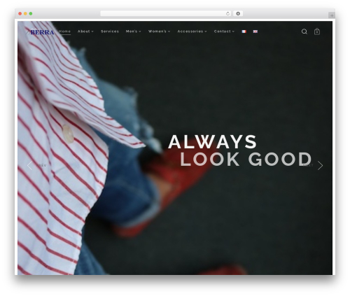 WordPress website theme Walker - berrastyle.com