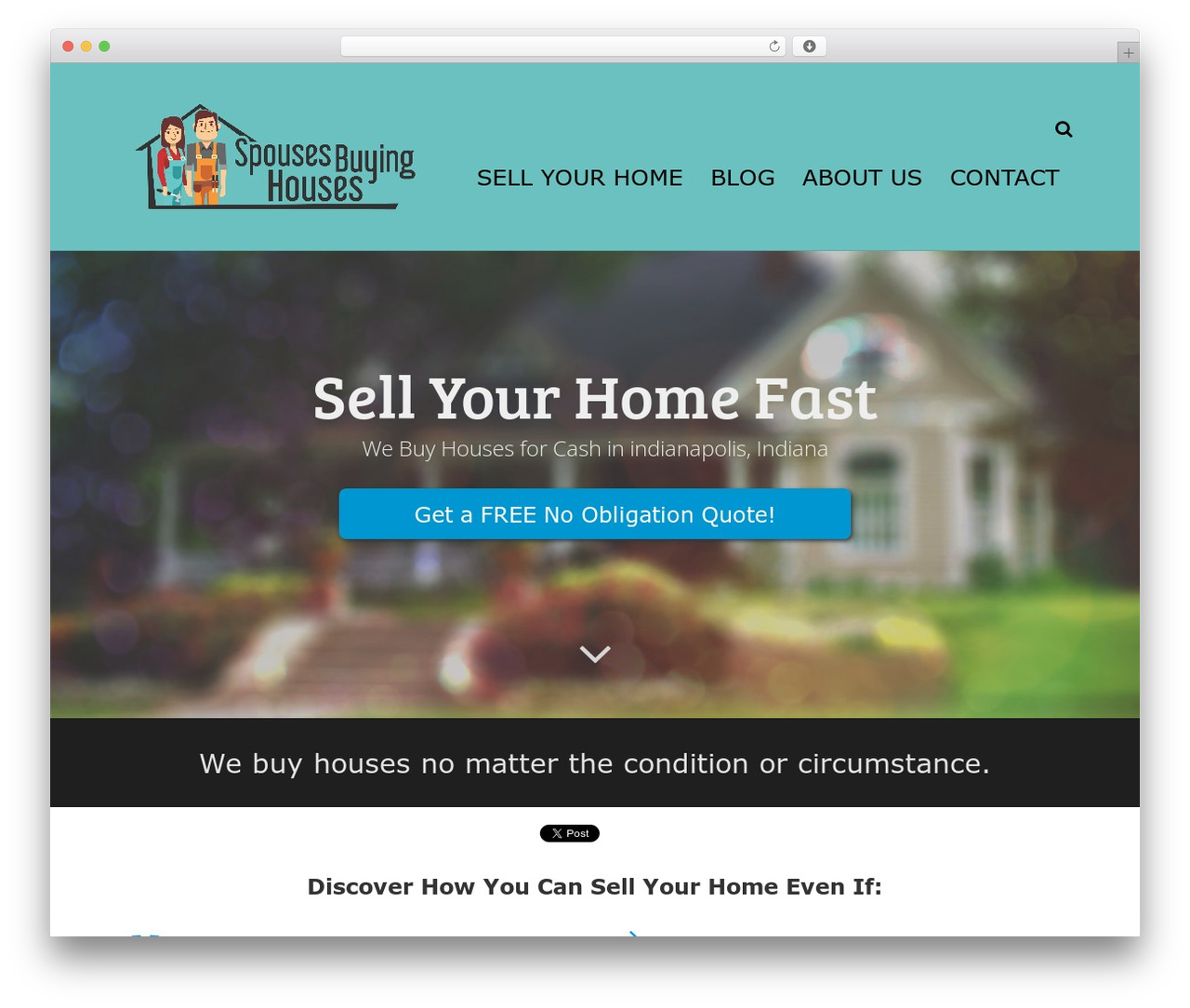 Beaver Builder Theme WordPress website theme - buymyhouseindianapolis.com