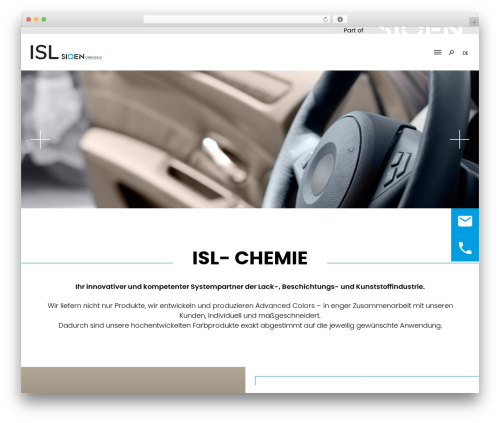 Contexlabs support WordPress plugin - www.isl-chemie.de