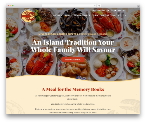 Divi theme WordPress - peilobstersuppers.com