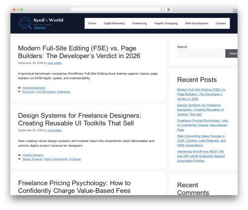 WP Blog and Widget (wp-blog-and-widgets) free WordPress plugin - syedsworld.com WP Blog and Widget (wp-blog-and-widgets) free WordPress plugin - syedsworld.com
