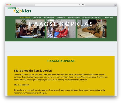 Lighthouse theme WordPress - haagsekopklas.nl