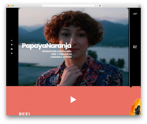 Pelicula theme WordPress - papayanaranja.com