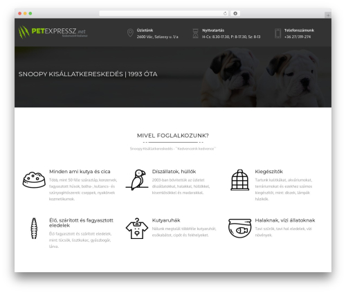 Petcare toolkit WordPress plugin - snoopy-vac.hu