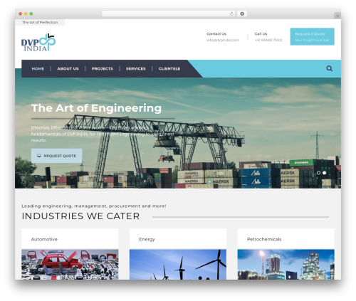 Masterlayout WordPress plugin - dvpindia.com