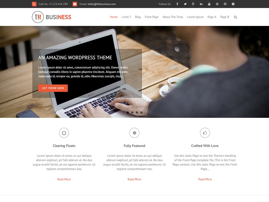 Rooptim Theme theme WordPress by Andrei Ilie