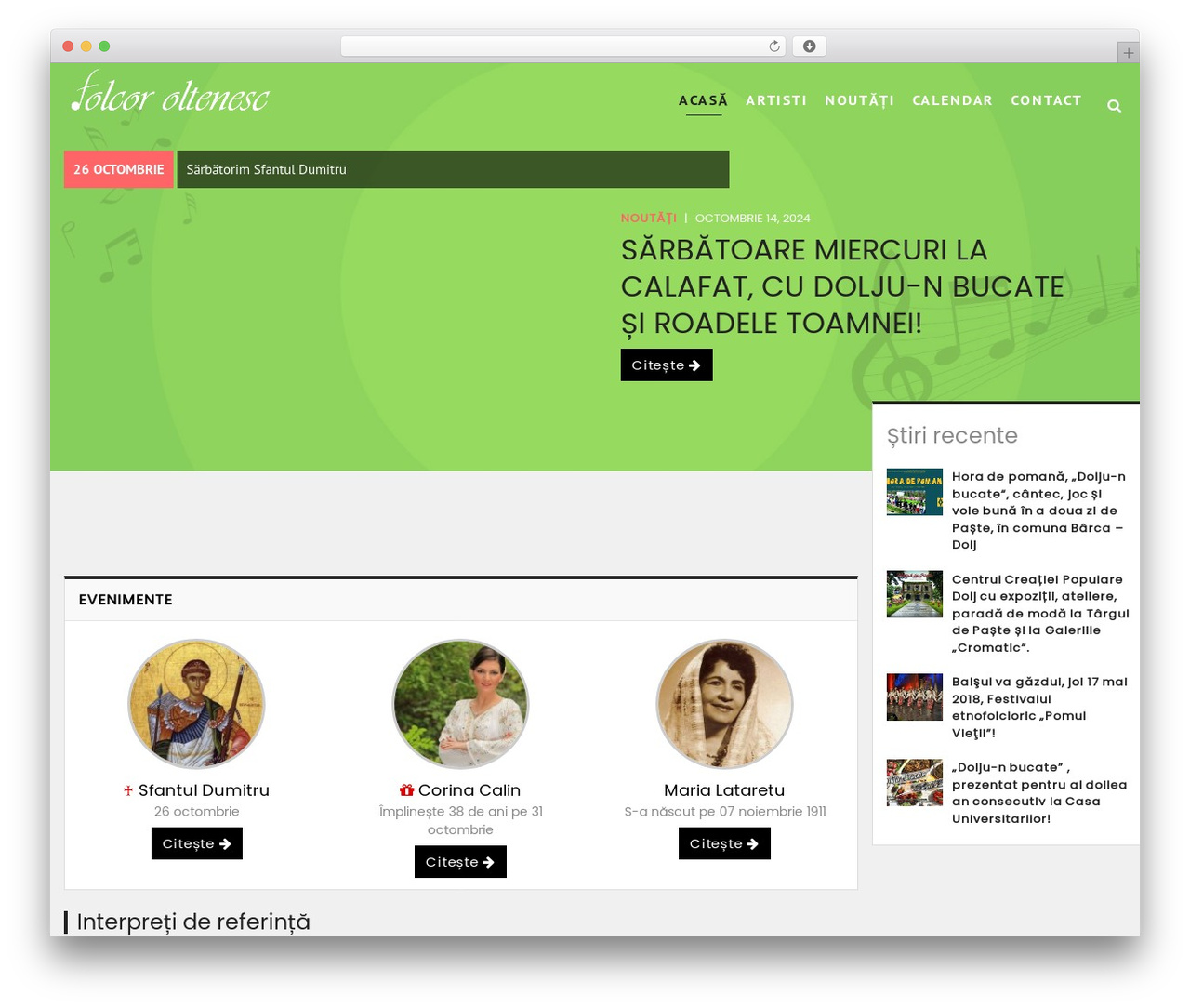 Rooptim Theme WordPress theme - folcloroltenesc.ro