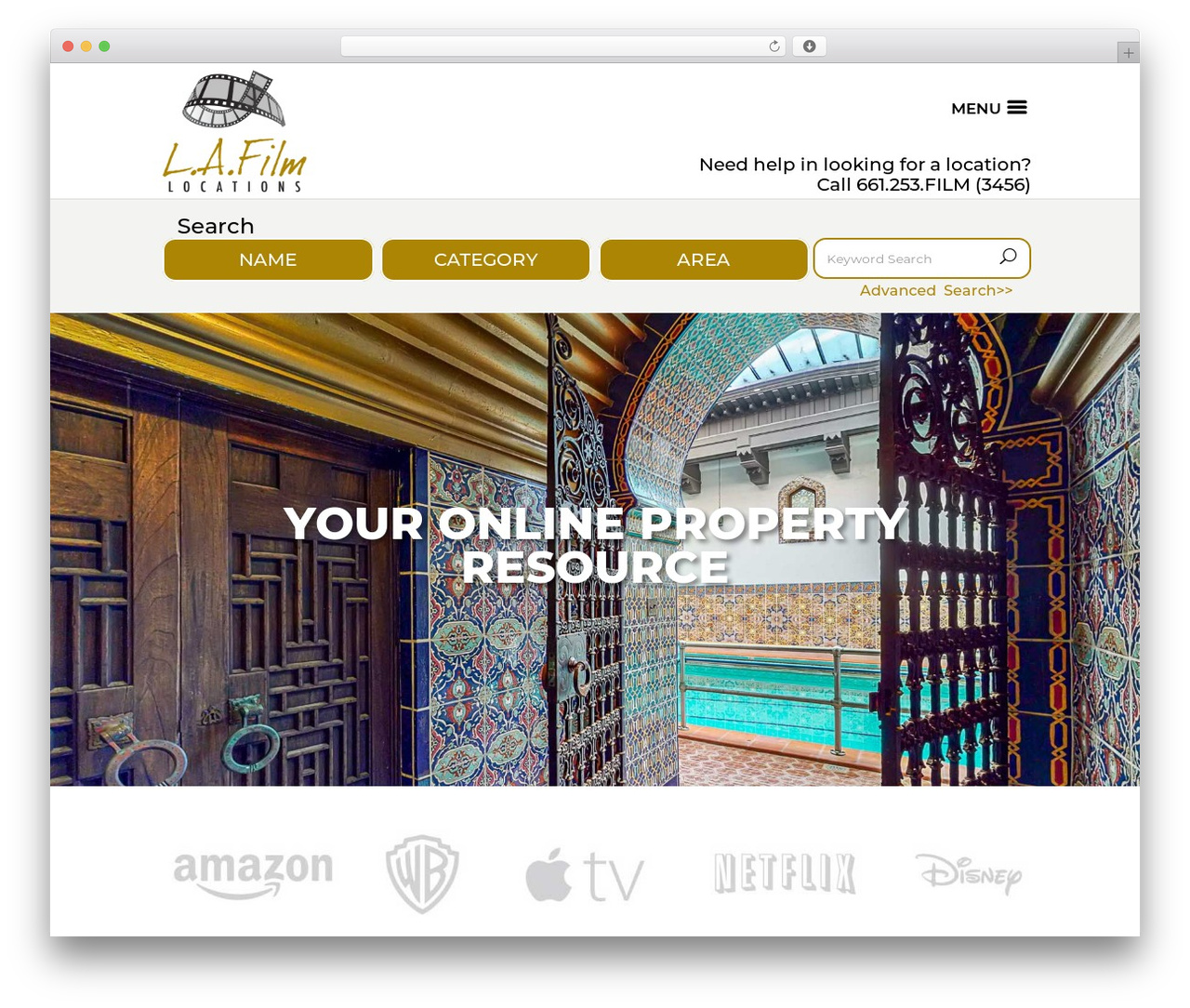 Theme WordPress Divi - lafilmlocations.com Theme WordPress Divi - lafilmlocations.com
