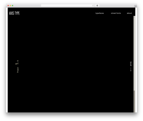 Theme WordPress remake - axistype.com