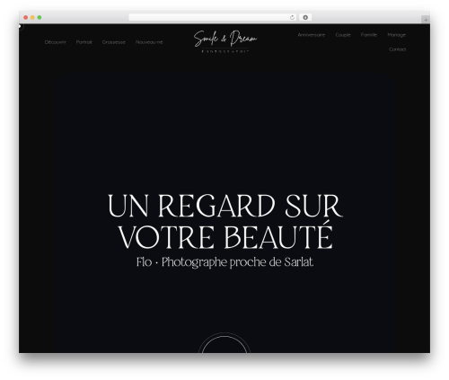 WordPress theme Hello Elementor - smileanddreamphotographie.com