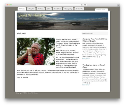 WP theme Catalyst - lloydwhanson.com