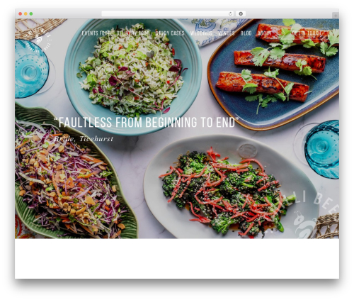Your Theme WordPress website theme - chillibeescatering.co.uk