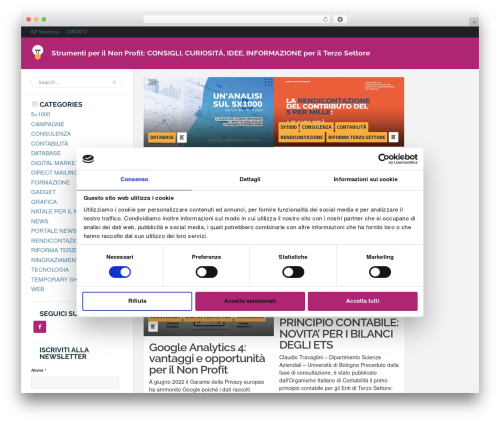 Bayside WordPress theme - strumentiperilnonprofit.it