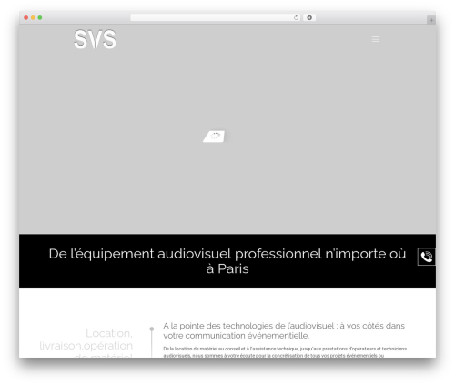 Betheme WordPress theme - svsaudiovisuel.com