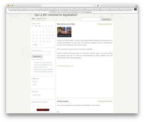 Fauna WordPress theme - goldargan.unblog.fr